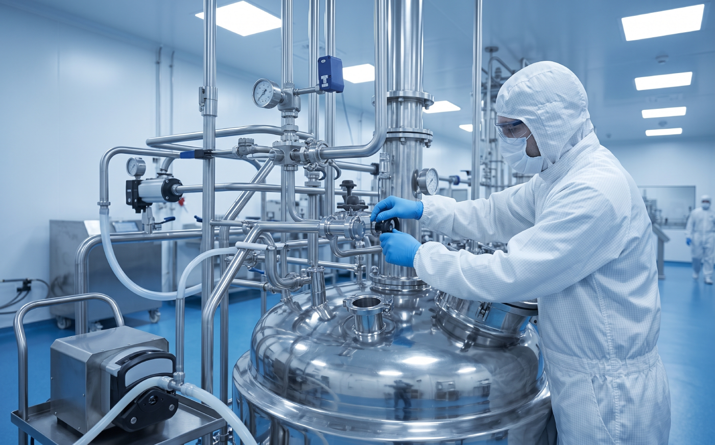 Taglio tubi in acciaio inox per industria farmaceutica e alimentare: finitura e assenza di bave
